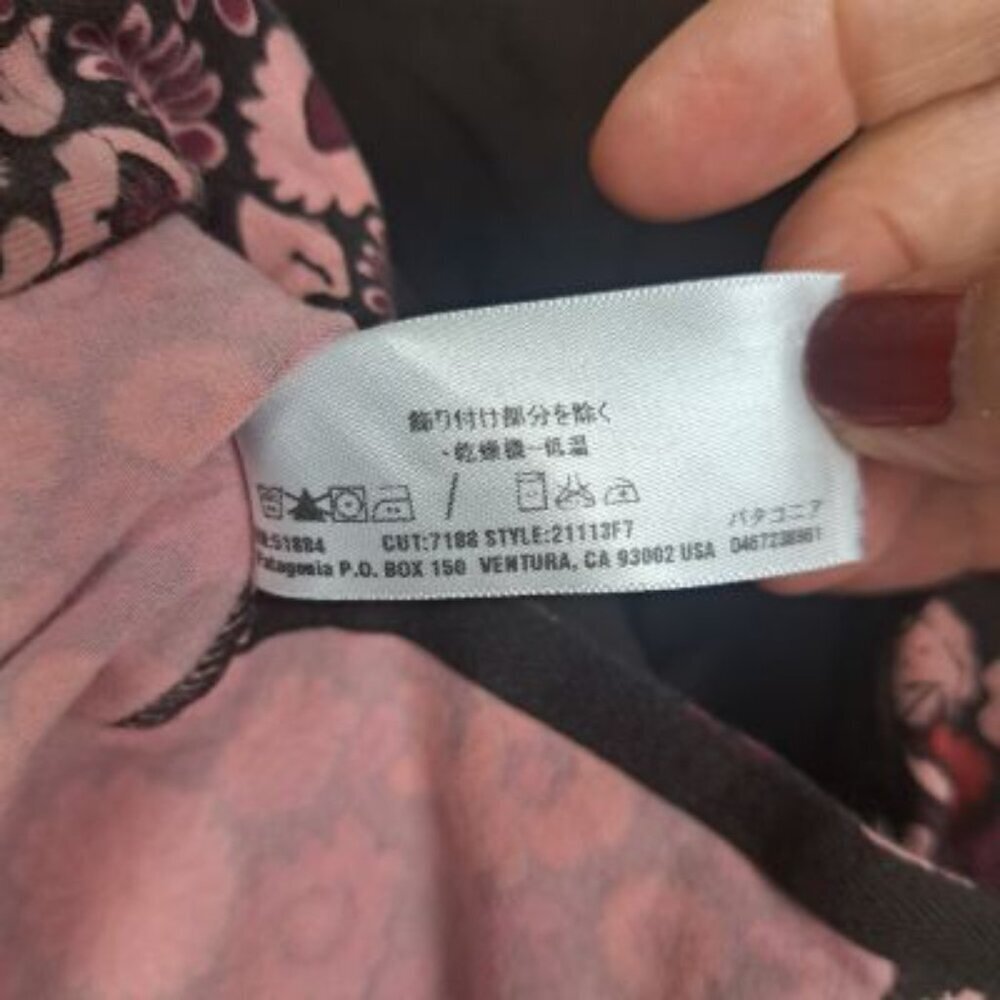 Patagonia Hotline Racerback Floral Tank Top - Picture 8 of 8